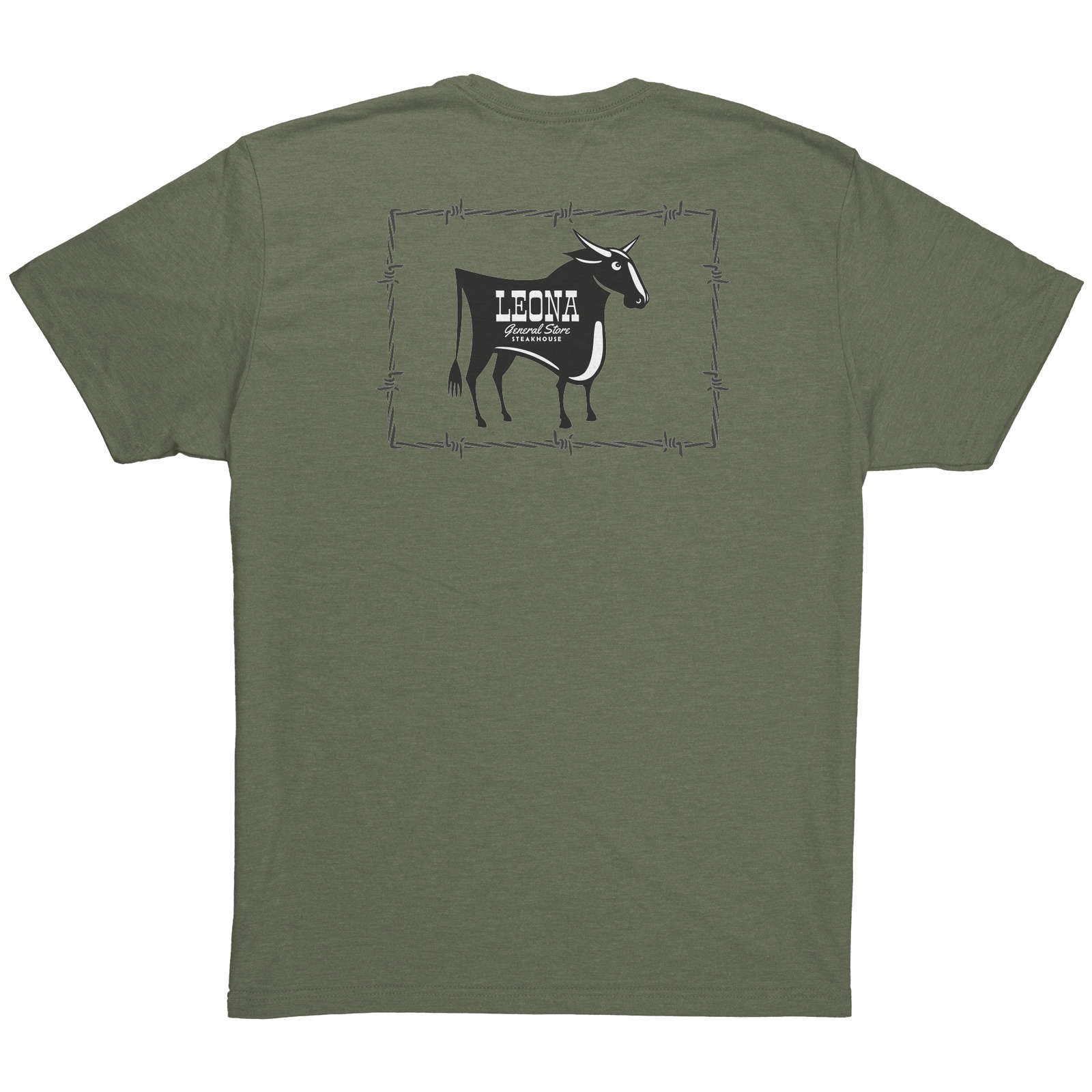 LGS_COW_ART_T-SHIRT_Military_Green_Back_Mockup.png